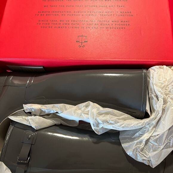 HUNTER Original tall gloss boots Sz 6 - Picture 5 of 7